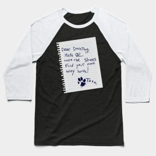 Dear Dorothy, Hate OZ Baseball T-Shirt